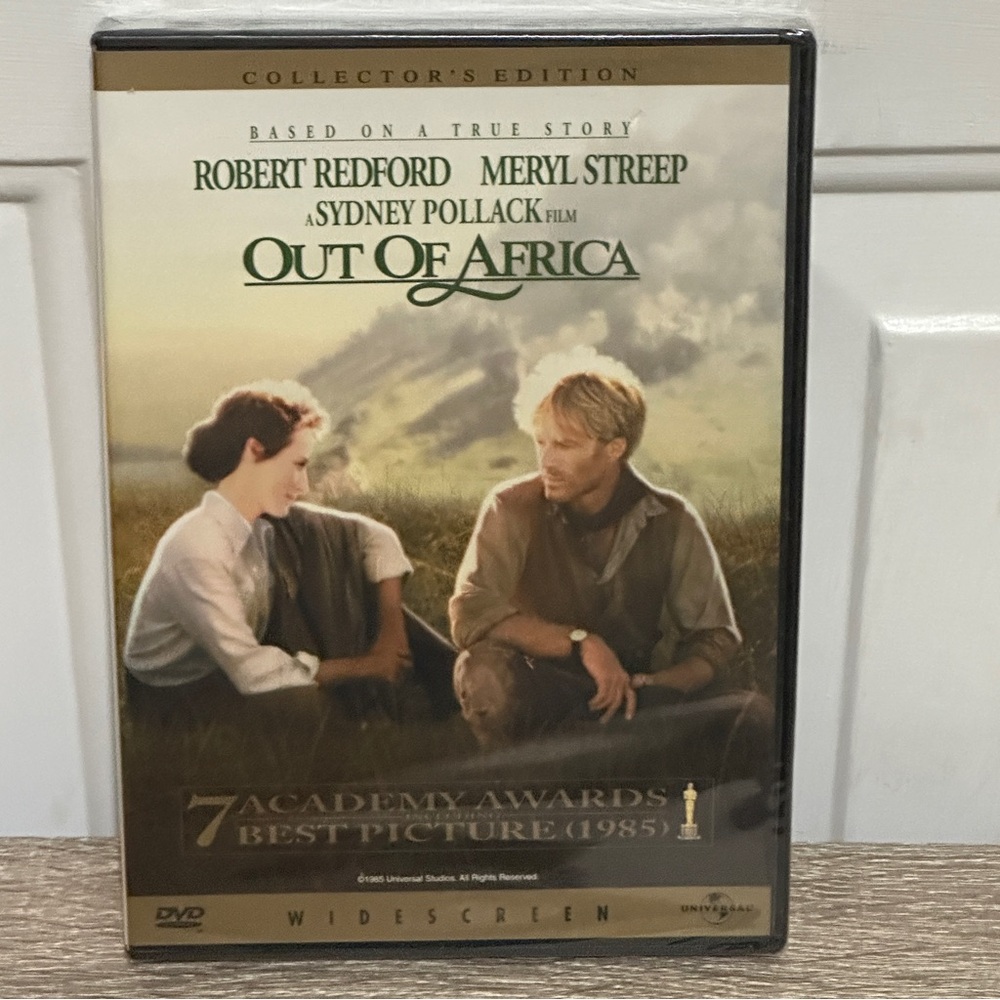 Out of Africa DVD‎ Meryl Streep NEW Factory Sealed.  Widescreen